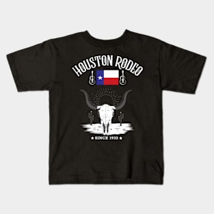 HOUSTON RODEO TEXAS T-SHIRT Kids T-Shirt